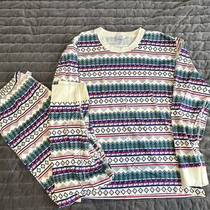 Hanna Anderson Adult Pajamas Set - Fair Isle